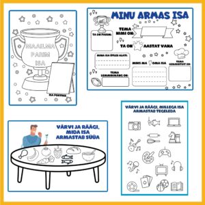 Töölehed “Minu armas isa”