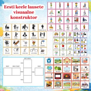 Töölehed: "Visuaalne lausekonstruktor – eesti keele õppimiseks"